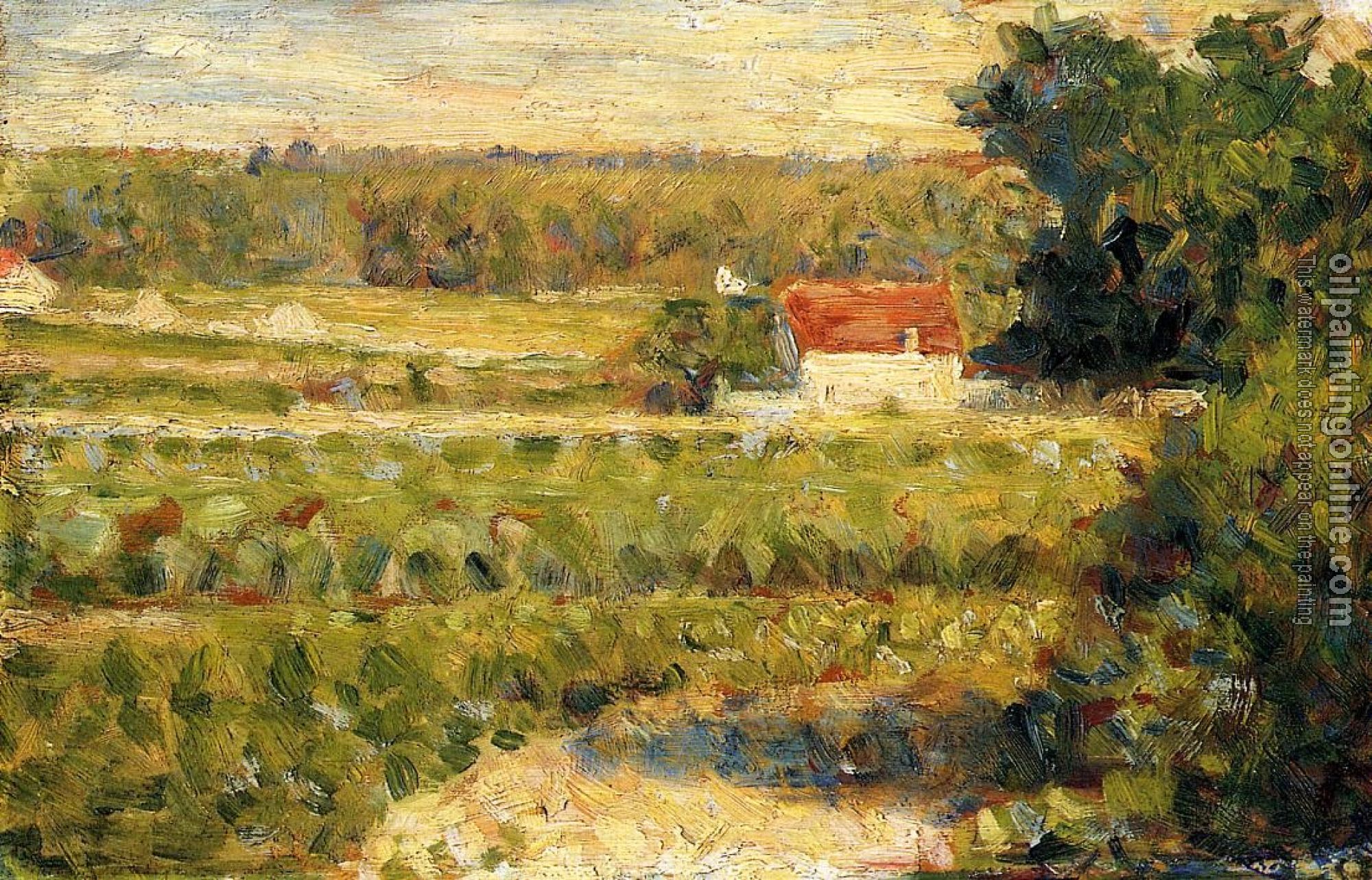 Seurat, Georges - House with Red Roof
